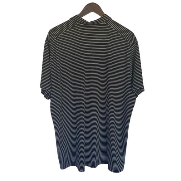 Nike Dri-Fit Black and White Striped Golf Polo - XL - Picture 5 of 5